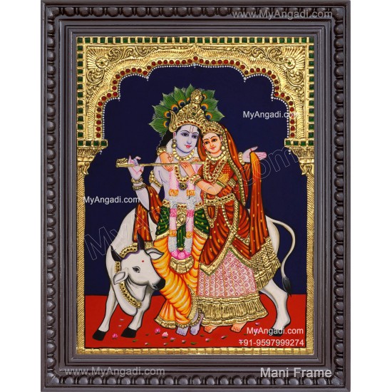 Radha Krishna Tanjore Painting