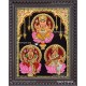 Ganesha Lakshmi Saraswathi Tanjore Painting