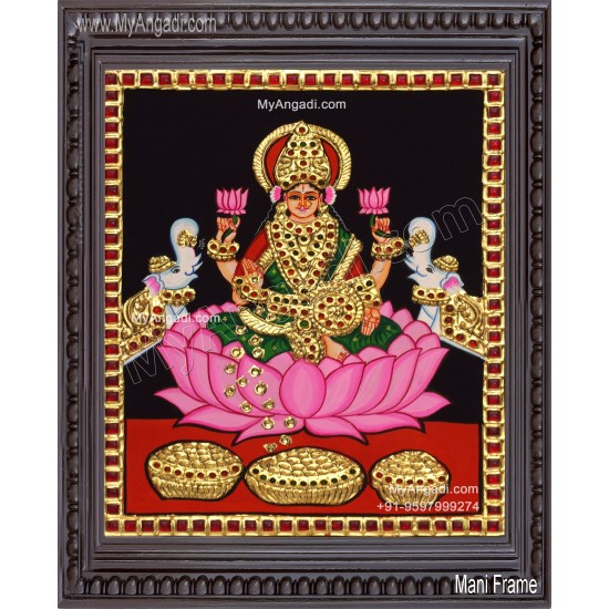 Gajalakshmi Tanjore Painting 