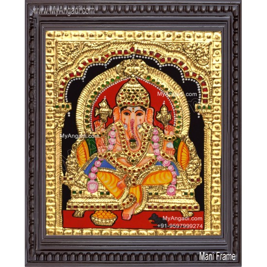 Ganesha Tanjore Painting