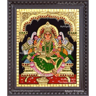 Gajalakshmi Tanjore Painting