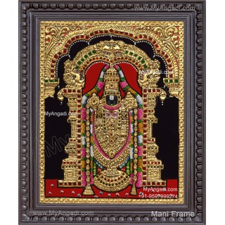 Venkateshwara  Swamy Tanjore Painting