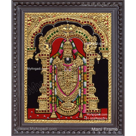 Venkateshwara  Swamy Tanjore Painting
