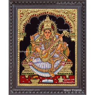 Saraswathi Tanjore Painting