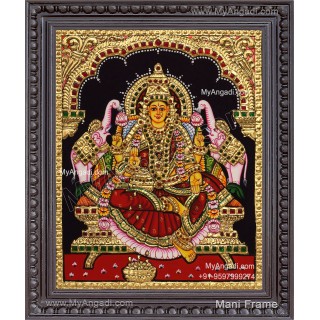 Gajalakshmi Tanjore Painting