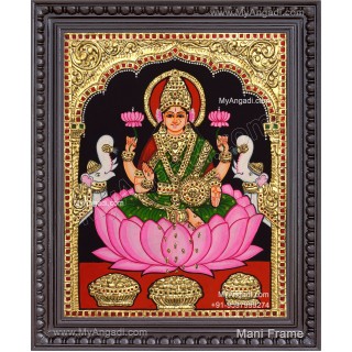 Gajalakshmi Tanjore Painting