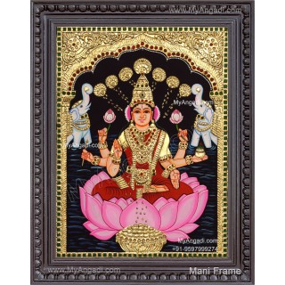 Gajalakshmi Tanjore Painting 
