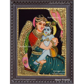 Yashoda Krishna Tanjore Painting