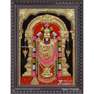 Venkateshwara  Swamy Tanjore Painting