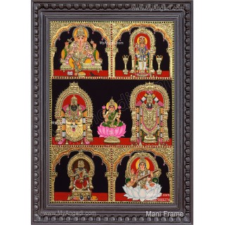 5 Panel  Tanjore Painting