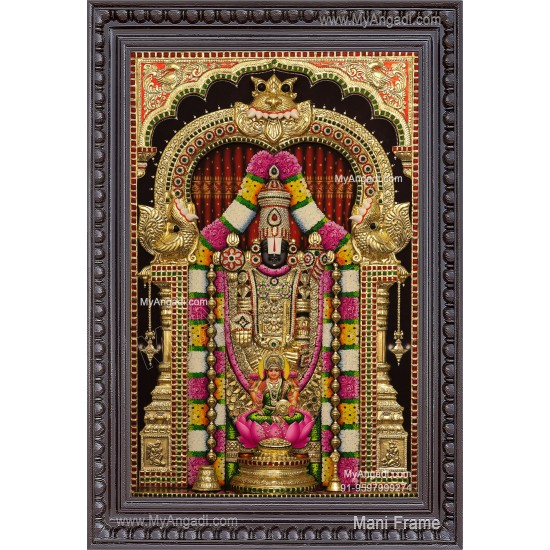 Balaji Lakshmi 3D Tanjore Painting