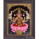 Gajalakshmi 3d Embossed Tanjore Painting