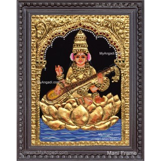 Sarawathi Tanjore Painting