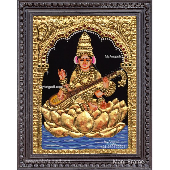 Sarawathi Tanjore Painting