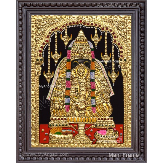 Karpaga Vinayagar Tanjore Painting