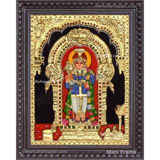 Palani Raja Alangaram Murugan Tanjore Paintings