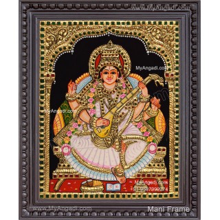 Sarawathi Tanjore Painting