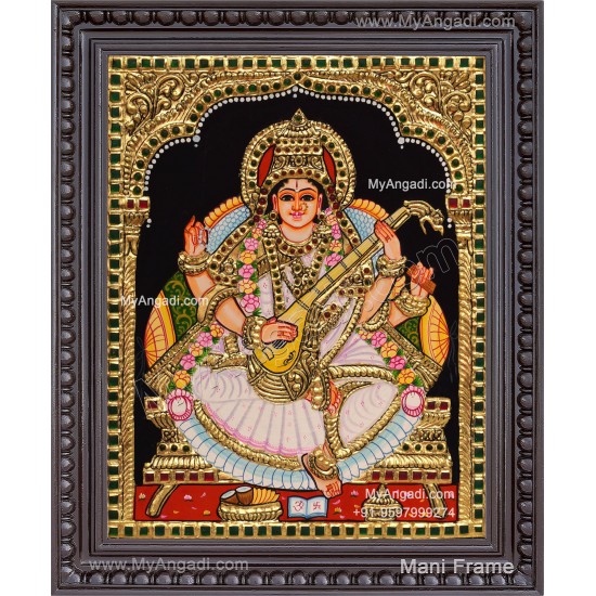 Sarawathi Tanjore Painting