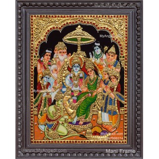 Ramar Pattabhisekam Tanjore Painting