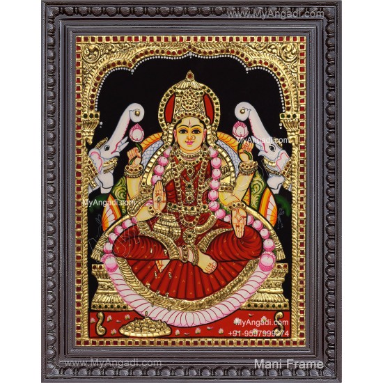 Gajalakshmi Tanjore Painting