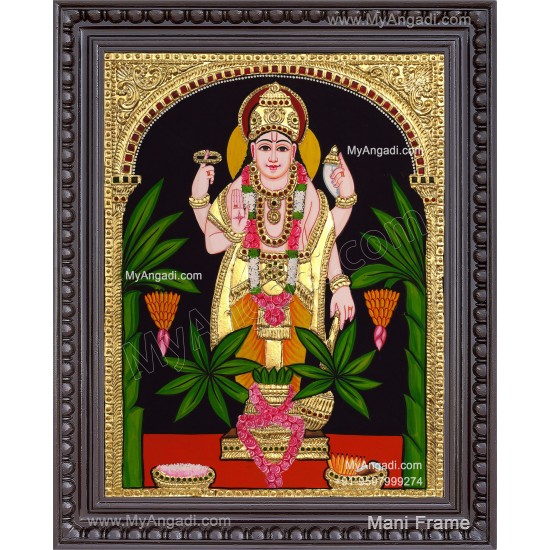 Sathya Narayana Swami Tanjore Painting