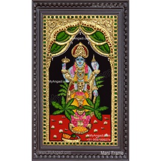 Sathyanarayana Swami Tanjore Painting