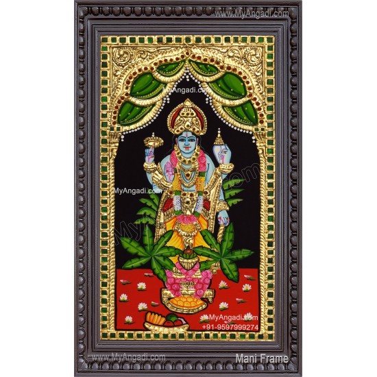 Sathyanarayana Swami Tanjore Painting