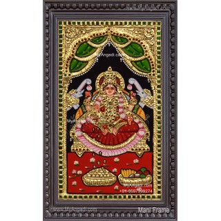 Gajalakshmi Tanjore Painting