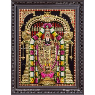 3d Balaji Lakshmi Tanjore Painting