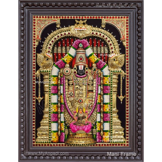 3d Balaji Lakshmi Tanjore Painting