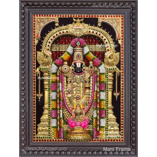 Balaji Lakshmi 3D Tanjore Painting