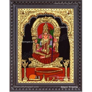 Kamatchi Amman Tanjore Painting