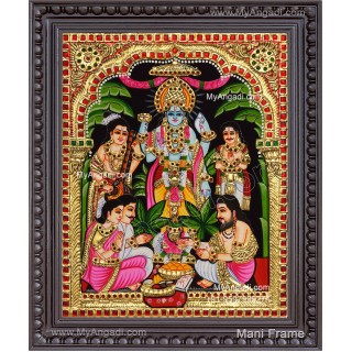 Sathya Narayana Tanjore Painting