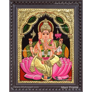 Ganesha Tanjore Painting