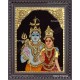 Shiva and Parvathi Devi Tanjore Paintings
