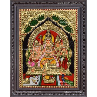 Shiva Family Tanjore Painting