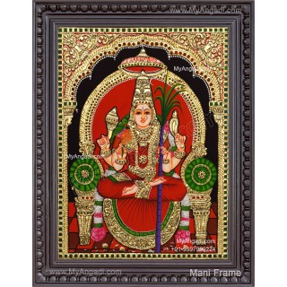 Kamatchi Amman Tanjore Painting