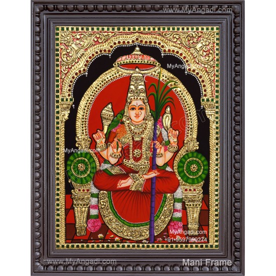 Kamatchi Amman Tanjore Painting