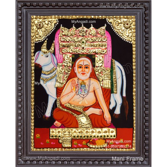 Ragavendra Tanjore Painting, Saint Tanjore Painting