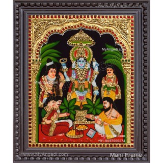 Sathyanarayana Tanjore Painting