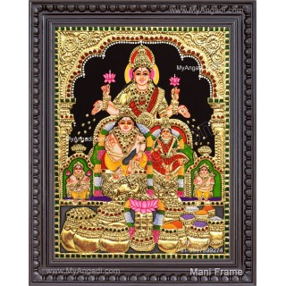Kubera Lakshmi Tanjore Painting