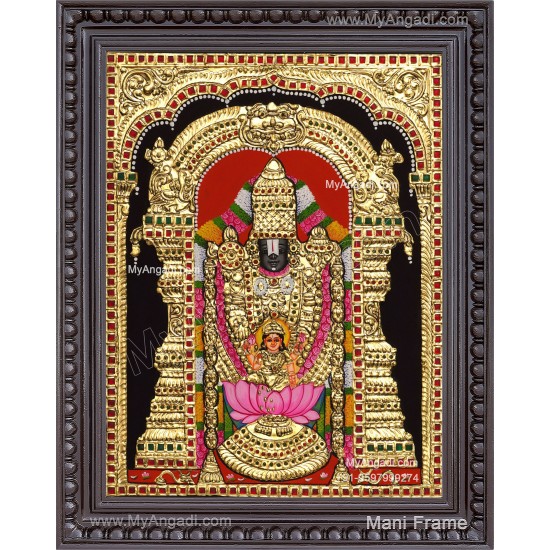 Venkateshwara  Swamy Tanjore Painting