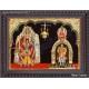  3D Devaki Krishna Lakshmi Ravalnath Tanjore Painting