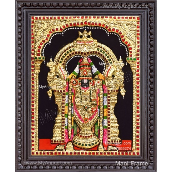 3D Balaji Tanjore Painting