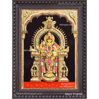 Thiruchendhur Murugan 3D Tanjore Painting