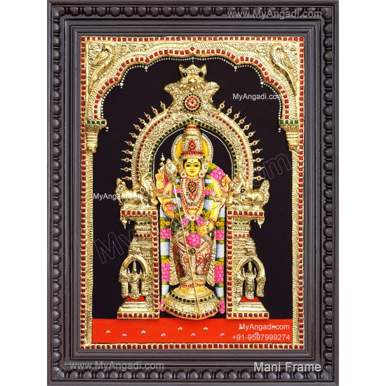 Thiruchendhur Murugan 3D Tanjore Painting