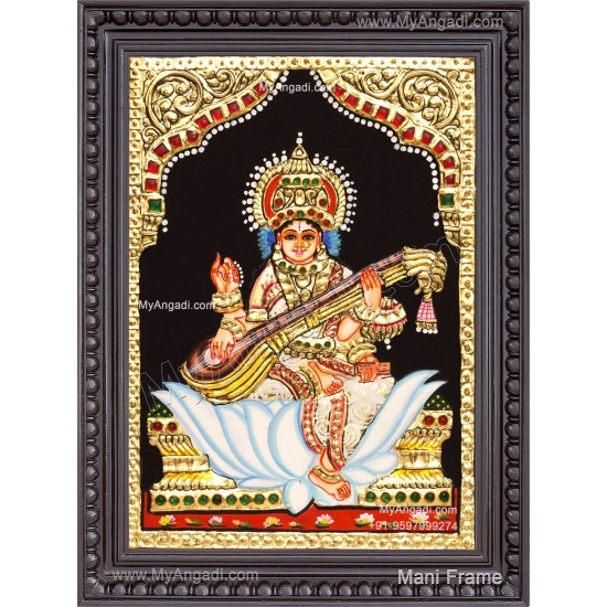 Saraswathi Tanjore Painting