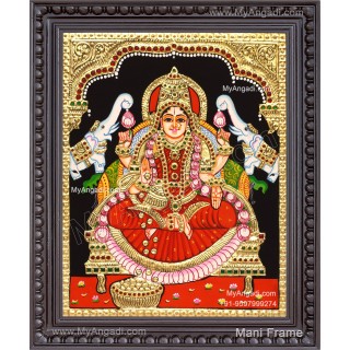 Gajalakshmi Tanjore Painting