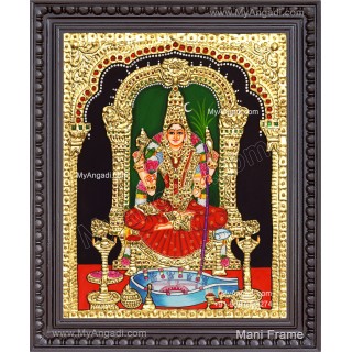 Kamatchi Amman Tanjore Painting