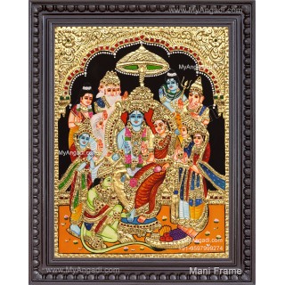 Ramar Pattabhisekam Tanjore Painting